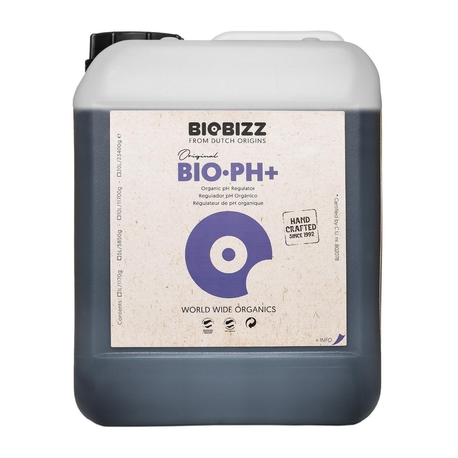 BioBizz Bio-pH+ 5L unter Dnger & Erde > Additive & Booster