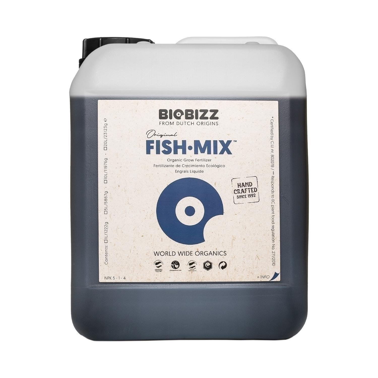 BioBizz Fish-Mix 5L unter Dünger & Erde > Dünger
