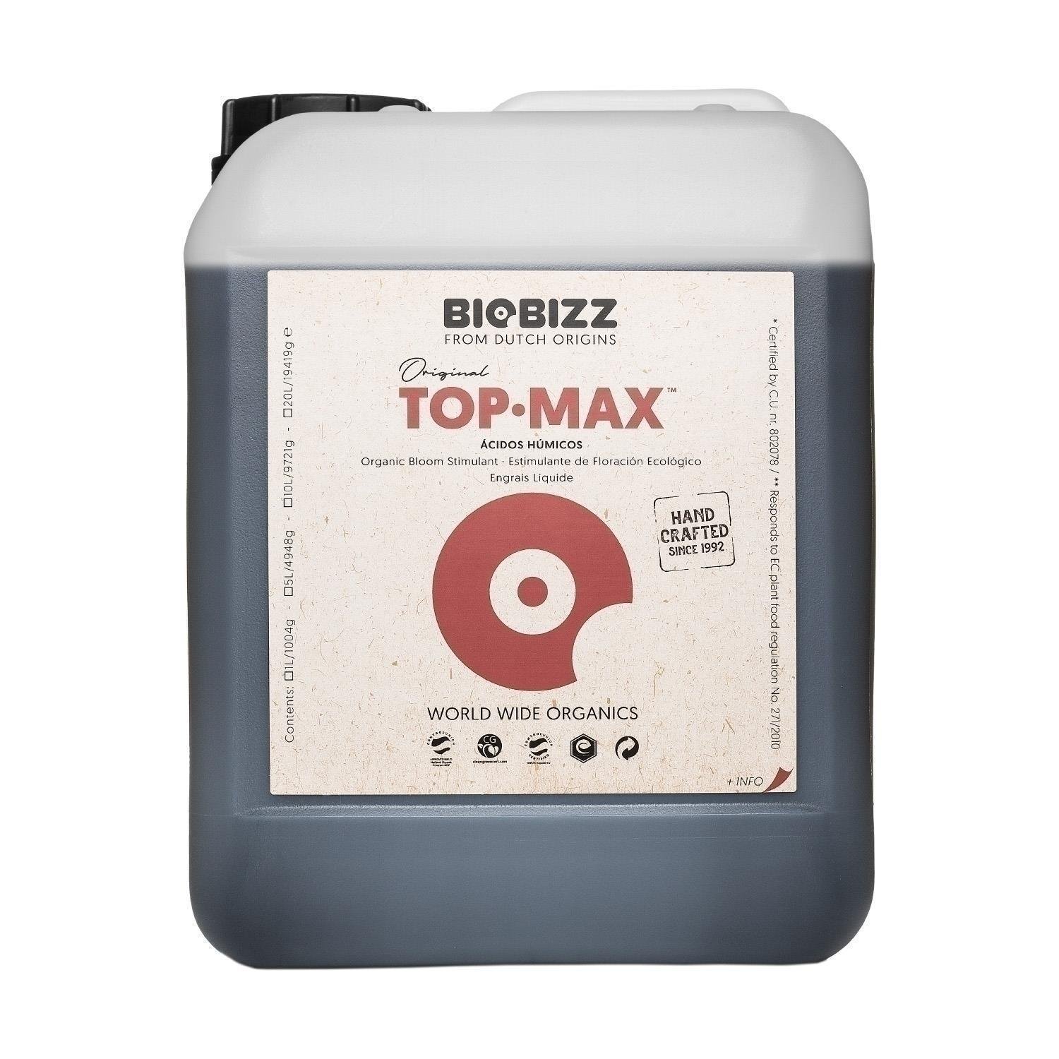 BioBizz Top-Max 5L unter Dünger & Erde > Additive & Booster
