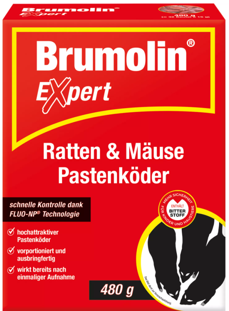 Brumolin Expert RattenundMäuse Pastenköder 480 gr Brumolin Expert RattenundMäuse Pastenköder 480 gr