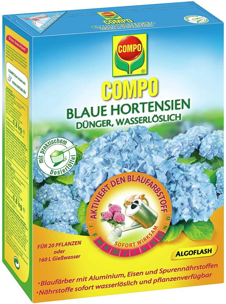 Compo Blaue Hortensien 800 GR unter Spezialdünger
