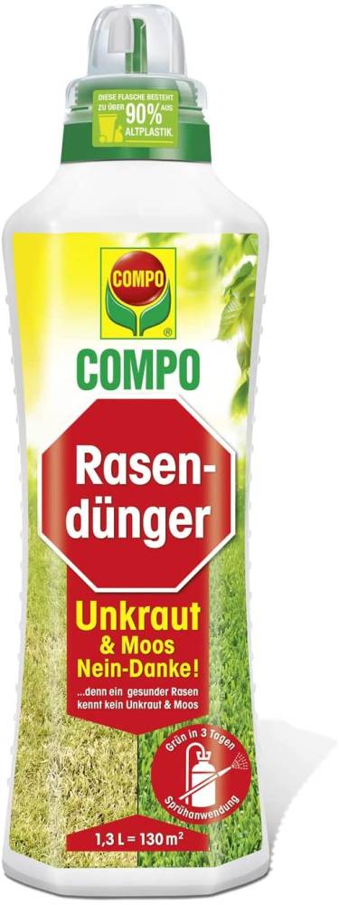 COMPO Flüssiger Rasendünger Unkraut und Moos Nein-Danke! 1-3 Liter unter Standard
