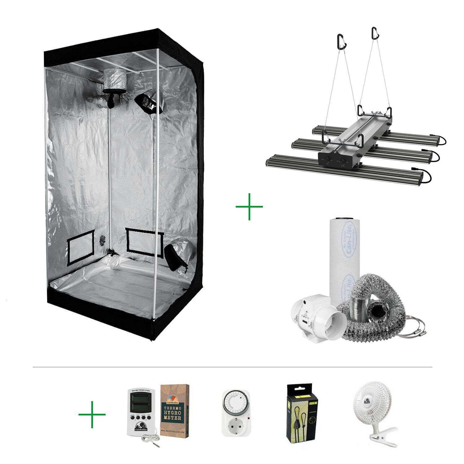 Cultivalley Komplettset Box 100 LED Basic