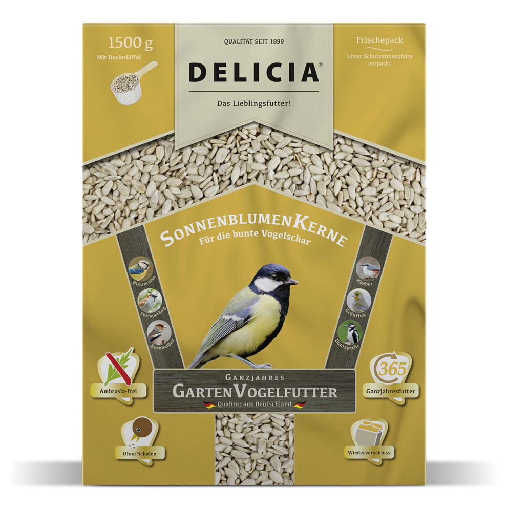 DELICIA(R) SonnenblumenKerne (Grösse: 1-5 KG) DELICIA(R) SonnenblumenKerne (Grösse: 1-5 KG)