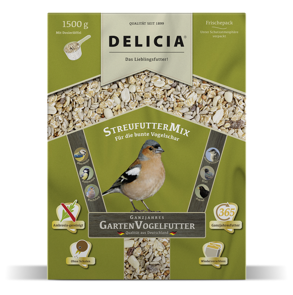 DELICIA(R) StreufutterMix (Grösse: 3 KG) DELICIA(R) StreufutterMix (Grösse: 3 KG)