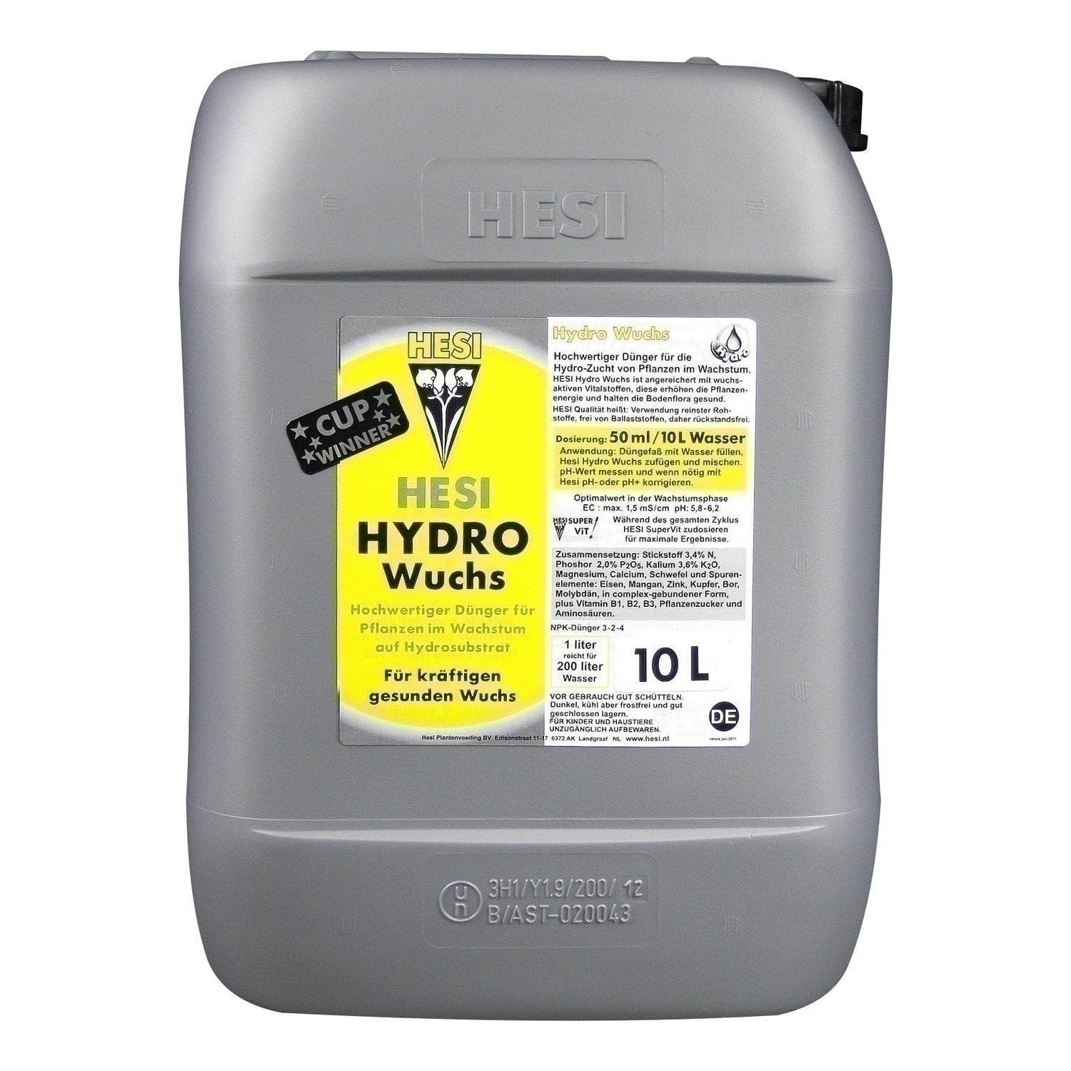 Hesi Hydro Wuchs 10L