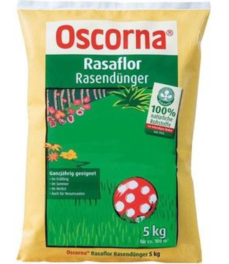 Oscorna Rasaflor Rasendünger 5 KG unter Standard