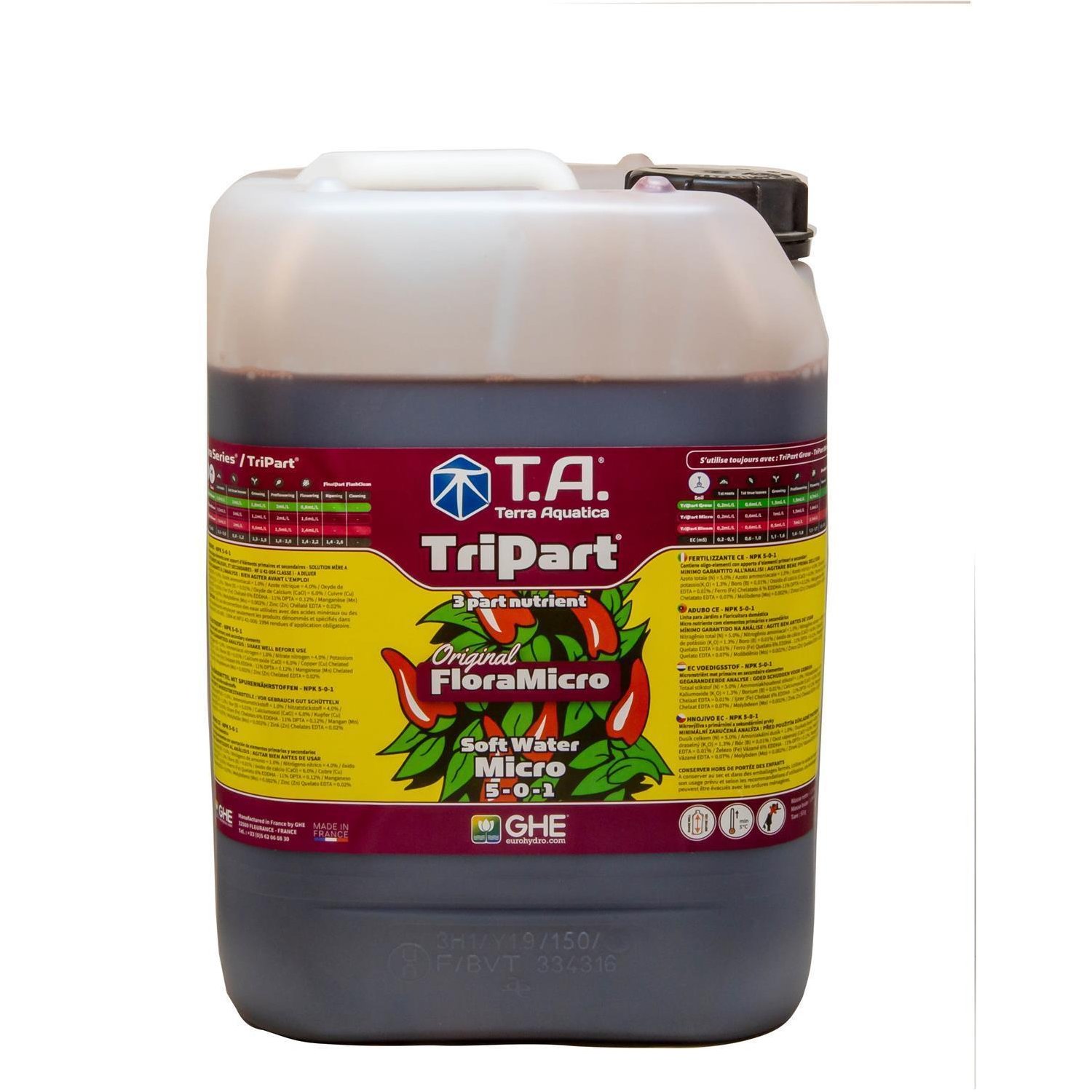 Terra Aquatica TriPart Micro 10L (weiches Wasser)