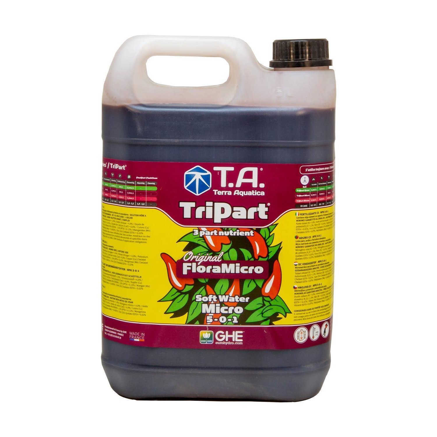 Terra Aquatica TriPart Micro 5L (weiches Wasser) unter Dnger & Erde > Additive & Booster